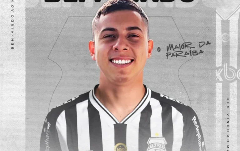 treze reforça ataque para 2026: silvano é o novo atacante alvinegro