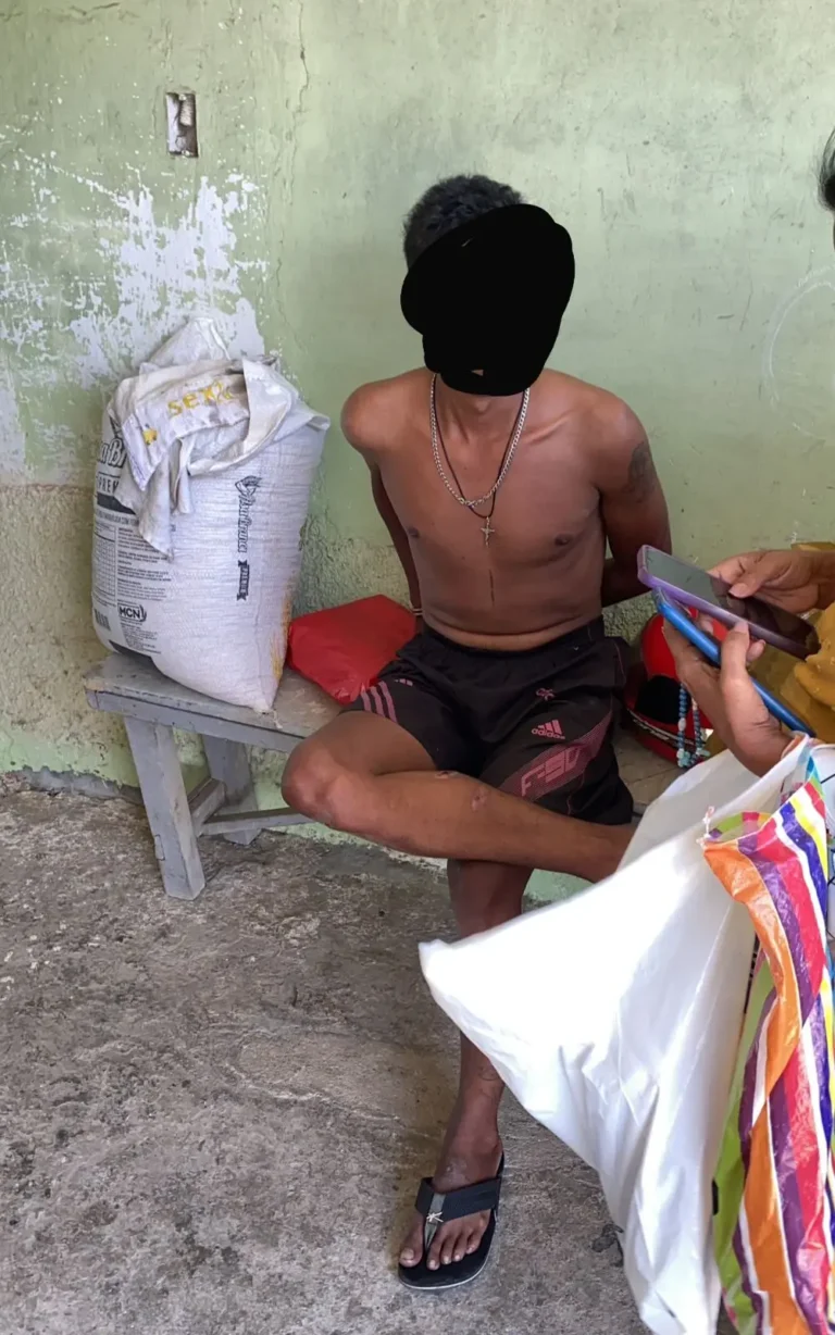 pms de folga capturam suspeito de extorsão com faca em lagoa seca, pb