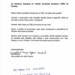 leo bezerra se afasta da presidência do psb em joão pessoa a pedido do governador joão azevêdo