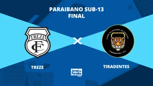 treze x tiradentes: assista ao vivo e de graÇa à final do campeonato paraibano sub 13 neste sábado!
