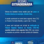 cabedelo: vereador edvaldo neto assume prefeitura interinamente após cassação de prefeito