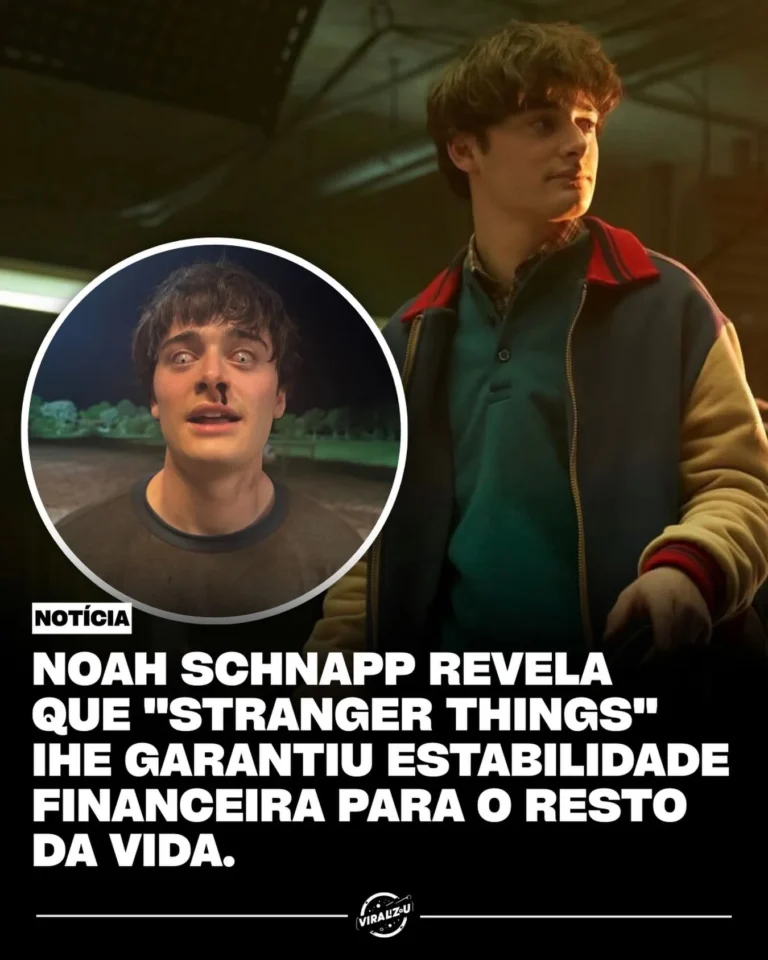 noah schnapp diz que stranger things lhe deu segurança financeira permanente