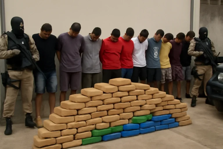 operação policial: 11 presos e 60kg de drogas apreendidas na paraíba