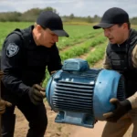 polícias da pb e pe unem forças e recuperam motor roubado de distrito de irrigação