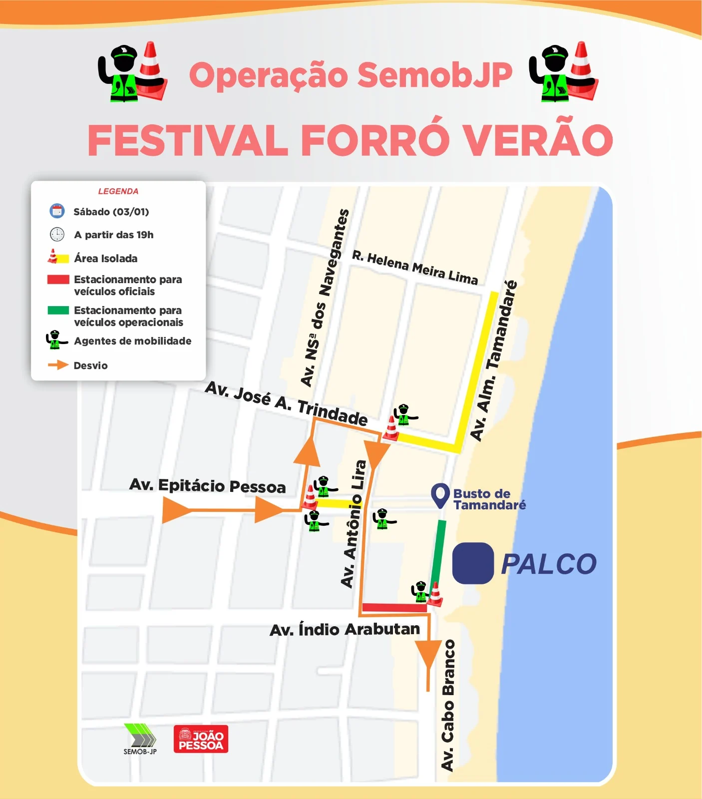 festival forró verão: plano de trânsito e transporte para 2026 divulgado