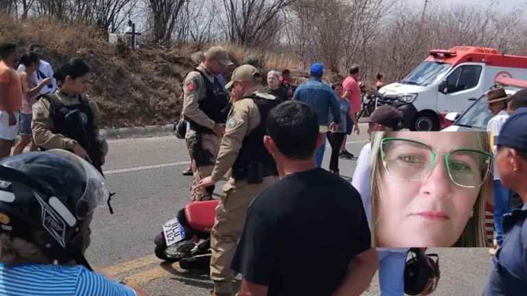 tragédia em monteiro: mulher morre e filho de 12 anos fica ferido em grave acidente de moto