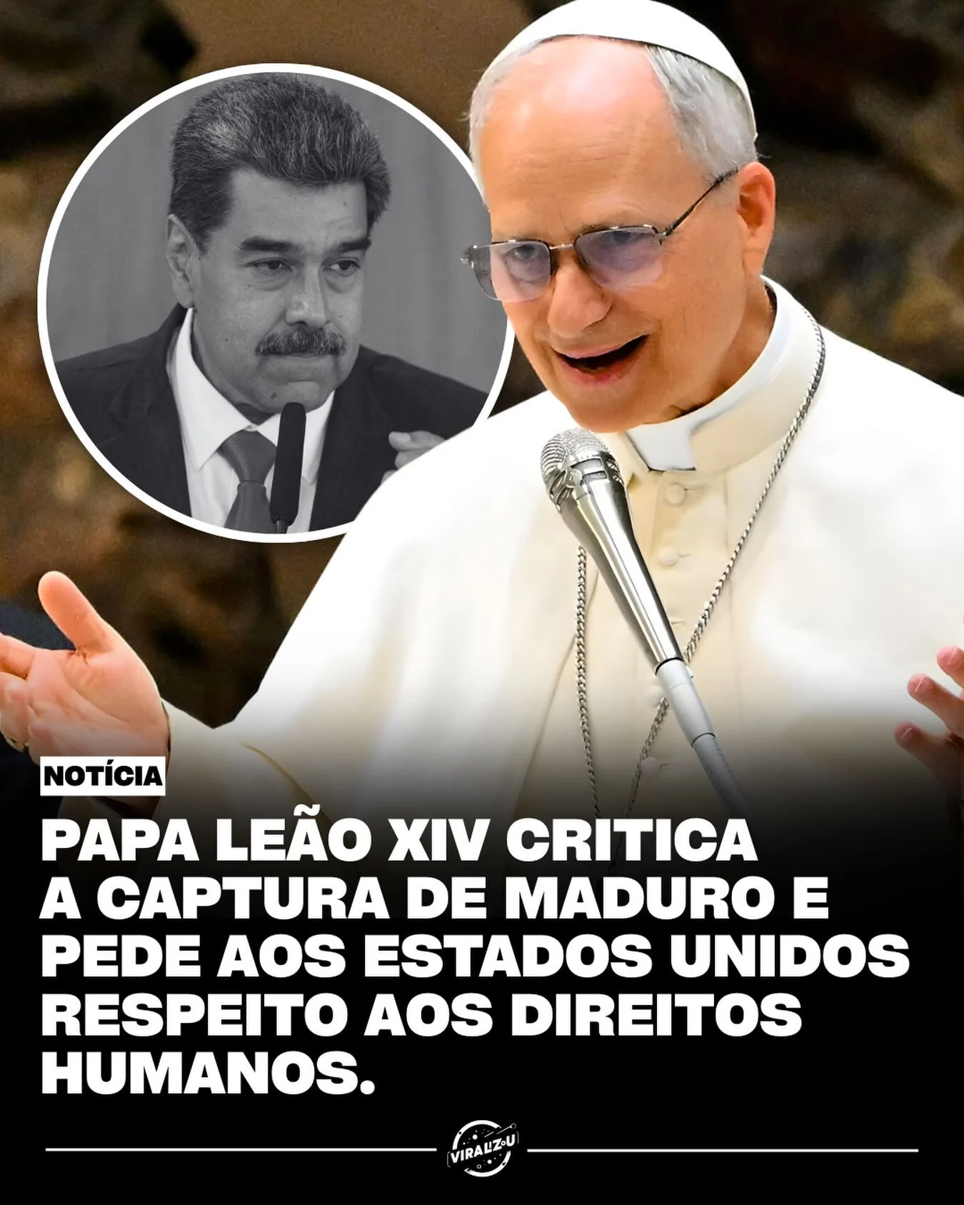 papa leão xiv alerta após captura de nicolás maduro