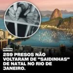 259 foragidos após saída temporária de natal, 14% não retornaram no rj