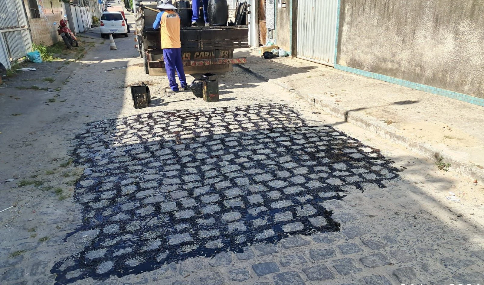 seinfra: tapa buraco em 17 bairros de joão pessoa nesta quarta