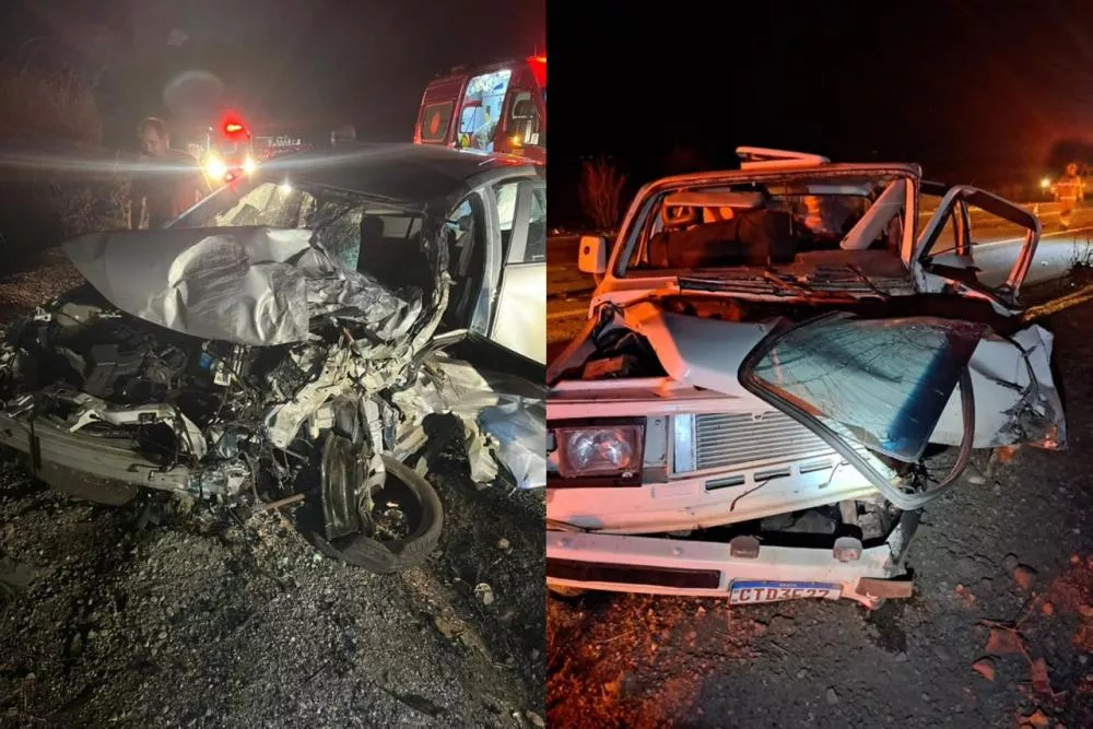 acidente fatal na br 230: colisão entre caminhonete e carro deixa um morto e três feridos no sertão da pb