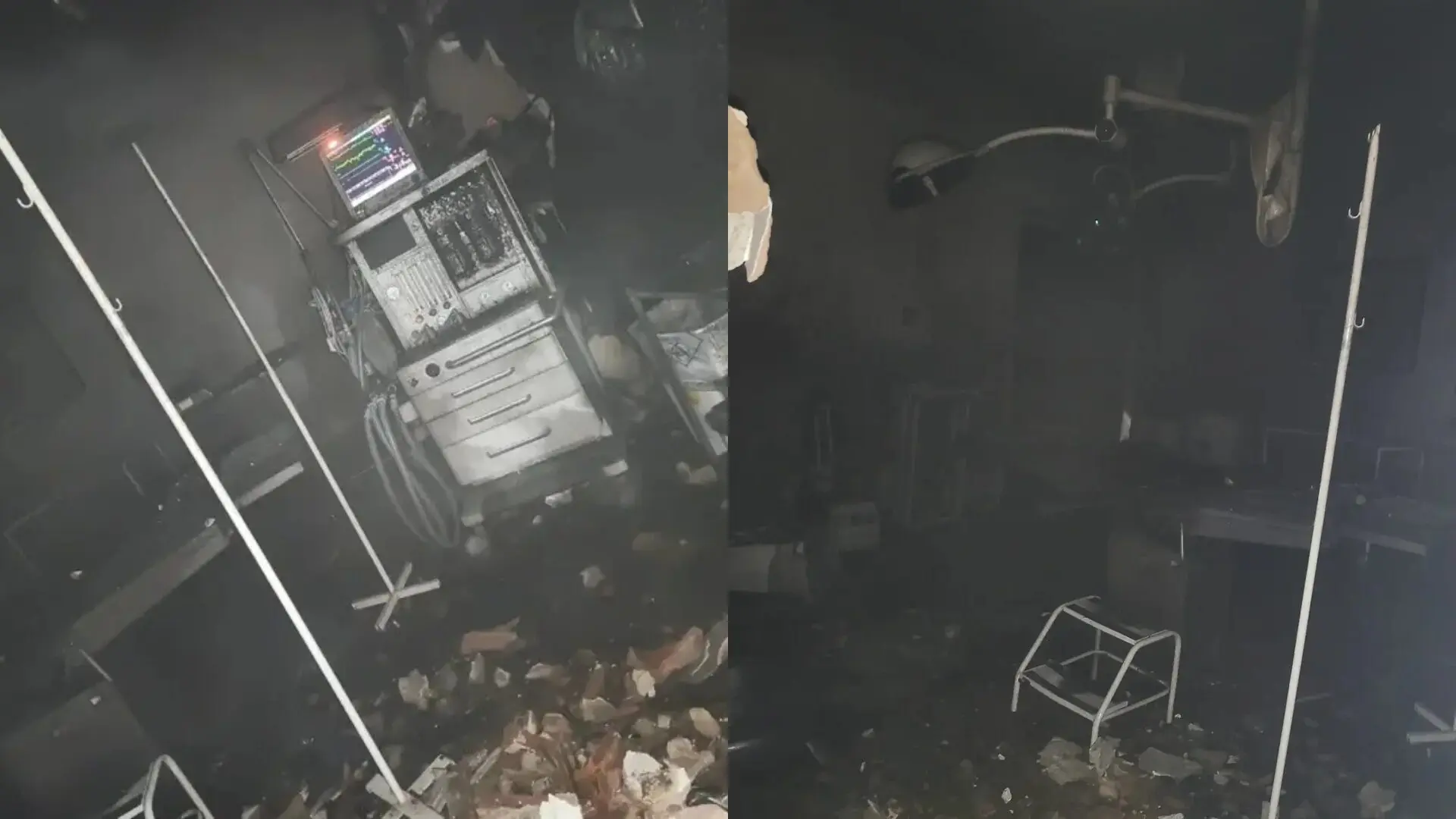 incêndio em hospital: sala de cirurgia é atingida no sertão da pb, bombeiros agem rápido