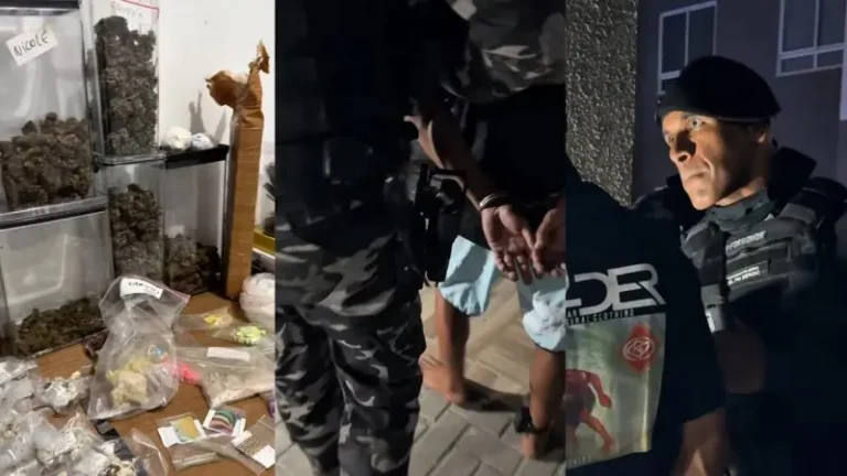 joão pessoa: homem preso por sequestro de turistas, drogas apreendidas em gramame
