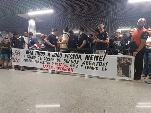 aerobelo em joão pessoa: nenê desembarca sob forte recepção da torcida do botafogo pb e promete agitar a temporada 2026