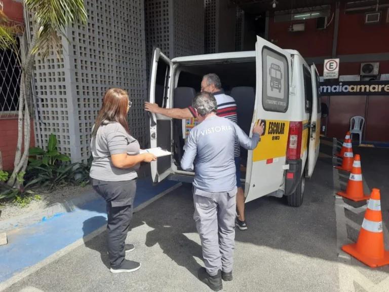 transporte escolar em jp: 46% dos veículos são vistoriados na 1ª semana