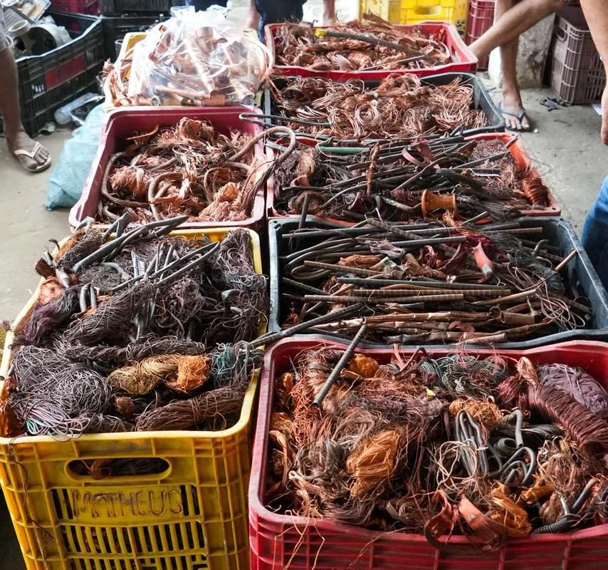 guarda e polícia civil apreendem quase 1 tonelada de cobre em joão pessoa