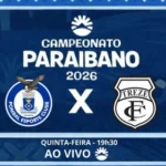pombal x treze: onde assistir ao duelo do paraibano 2026, prováveis escalações e detalhes da arbitragem