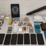operação da polícia civil apreende drogas, armas e prende 5 em campina e queimadas