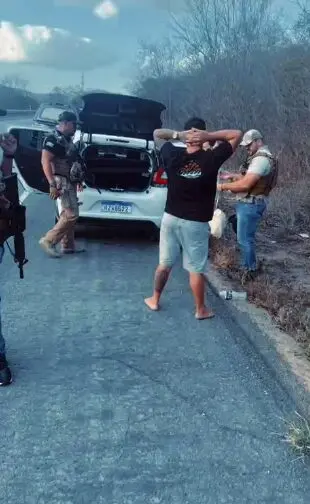 irmãos da bahia presos com 2kg de cocaína e armas em operação na paraíba