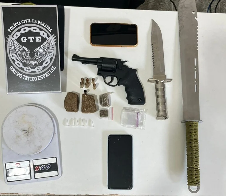 polícia civil da pb: 2 presos em operação contra tráfico e homicídio em pocinhos e montadas