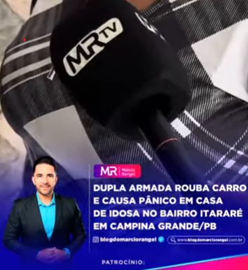 dupla armada rouba carro e aterroriza idosa com câncer em campina grande