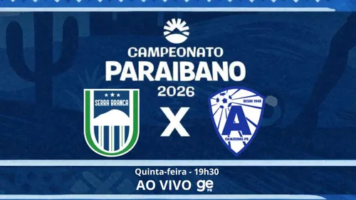 serra branca x atlético pb: onde assistir ao jogo decisivo do campeonato paraibano 2026 pela 5ª rodada