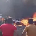 fogos de artifício acidentais causam incêndio devastador em barra de mamanguape, destruindo 11 veículos