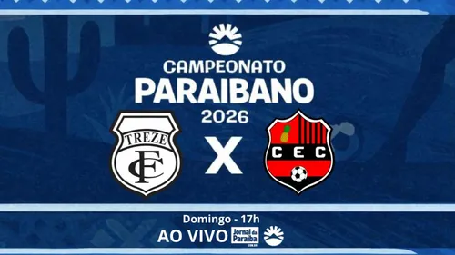treze x confiança pb: onde assistir ao jogo do paraibano 2026 neste domingo (01) e detalhes da partida