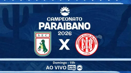 sousa x esporte de patos: onde assistir ao vivo ao jogo do campeonato paraibano 2026 neste domingo (1º)