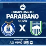 pombal x serra branca: onde assistir ao duelo decisivo do campeonato paraibano 2026 neste domingo (1º)