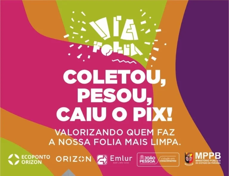pix para catadores no carnaval de jp: pagamento imediato inova!