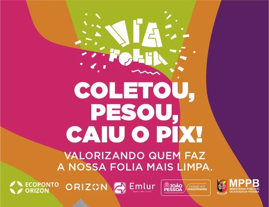 pix para catadores no carnaval de jp: pagamento imediato inova!