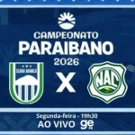serra branca x nacional de patos: onde assistir ao jogo decisivo do campeonato paraibano hoje, 09 de abril