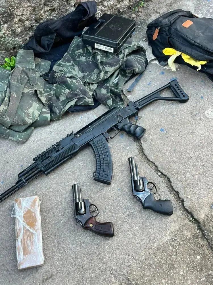 operação policial: armas e suspeito de facção presos em joão pessoa