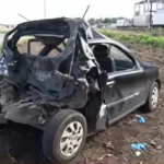 homem fica preso às ferragens após carro ser esmagado por ônibus em colisão violenta na br 101, em joão pessoa