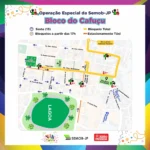 bloco cafuçu: semob jp define plano de trânsito e transporte para sexta
