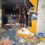 perseguição policial em joão pessoa: homem em fuga invade loja de materiais de construção após abordagem