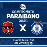 confiança pb x pombal: onde assistir ao confronto decisivo do campeonato paraibano 2026 que vale a permanência na elite do futebol estadual