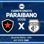 botafogo pb x treze: onde assistir ao clássico do campeonato paraibano 2026, escalações e tudo sobre o confronto direto pelo g 4