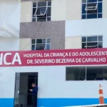 Fachada do Hospital da Criança e do Adolescente em Campina Grande
