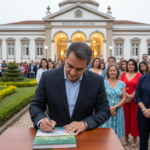 Governador João Azevêdo em evento de lançamento do livro "Paraíba: Muito Além do Sol e do Mar"