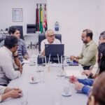 Representantes do BID e prefeito de João Pessoa em reunião sobre o Programa João Pessoa Sustentável