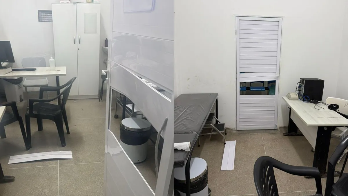 Médico com expressão preocupada em consultório hospitalar