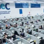 Centro de treinamento da AeC em Campina Grande com colaboradores em capacitação.