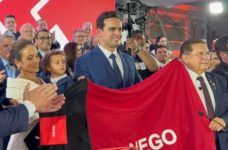 Cerimônia de renúncia de João Azevêdo e posse de Lucas Ribeiro como governador da Paraíba