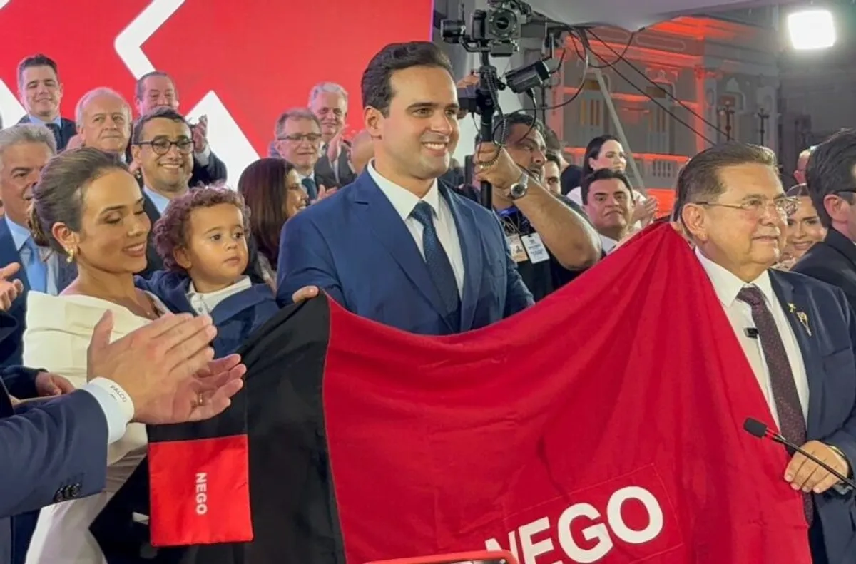 Cerimônia de renúncia de João Azevêdo e posse de Lucas Ribeiro como governador da Paraíba
