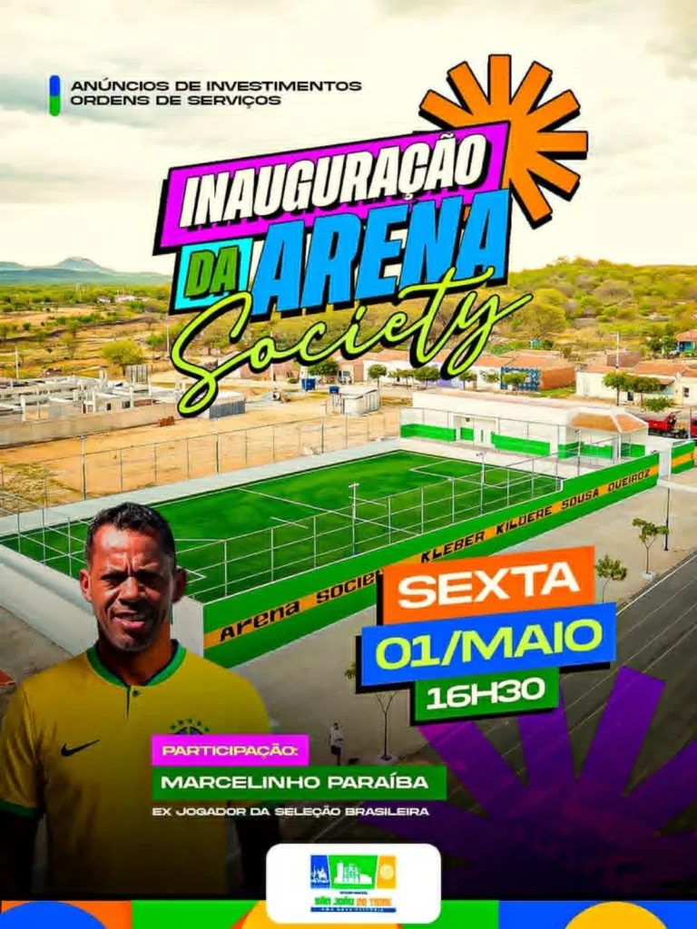 Inauguração da Arena Society em São João do Tigre com Marcelinho Paraíba