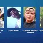 Cena de crime com viatura policial e peritos em área rural de João Pessoa