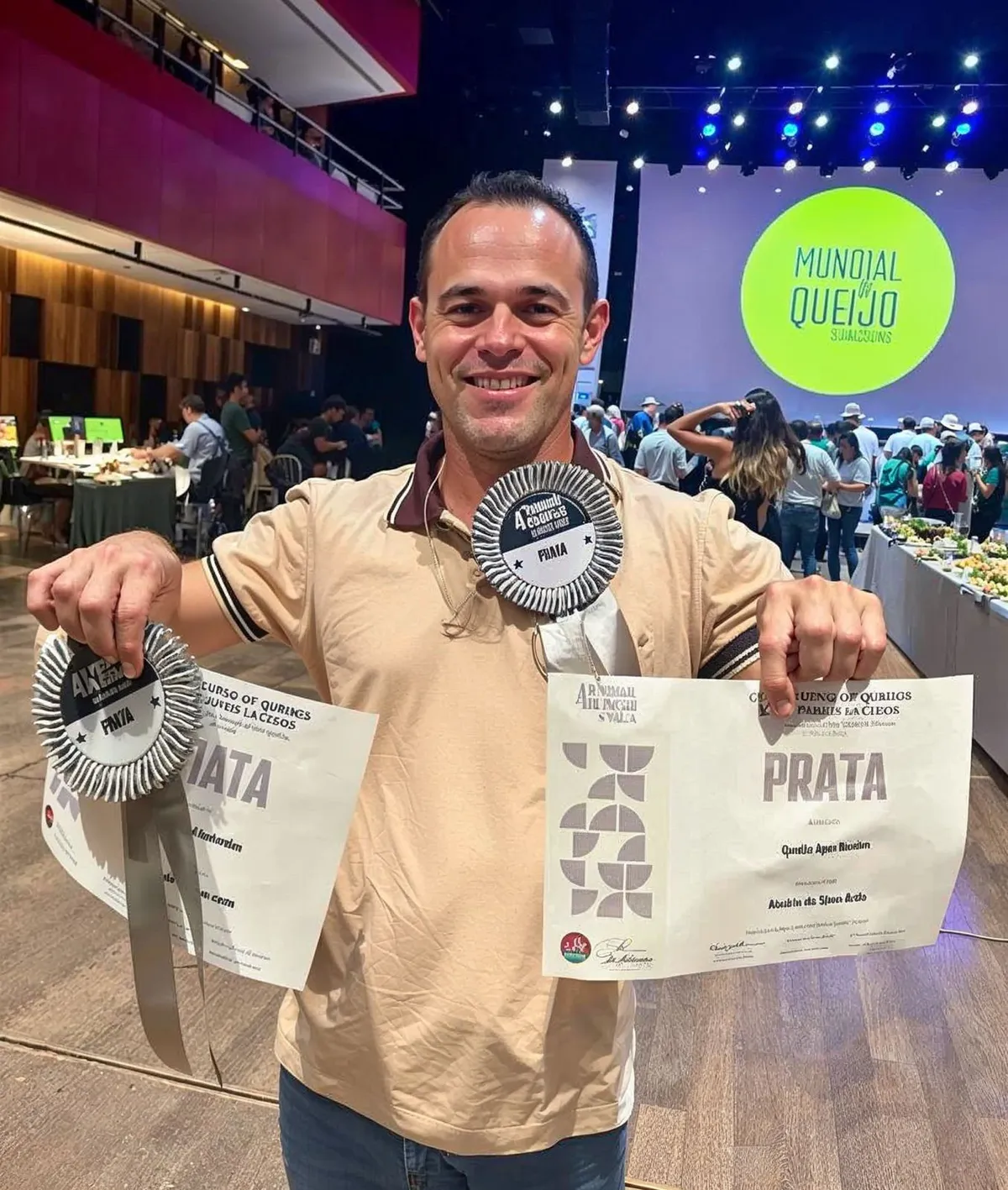Queijo Aventureiro premiado em exposição