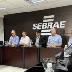 Rodrigo Soares, presidente nacional do Sebrae, discursa em evento em João Pessoa sobre empreendedorismo para baixa renda.