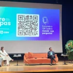 Palestrantes Gerson Camarotti e Felipe Nunes em evento 'Abre Aspas' da Rede Paraíba sobre Eleições 2026.